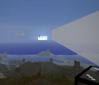 The cube moonset