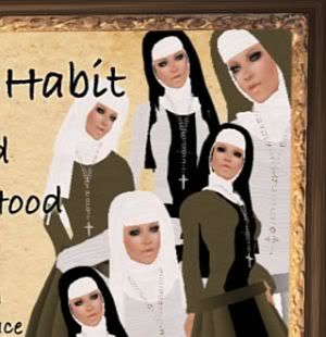 Second Life,nun,cloistered,shopping,fashion,costume