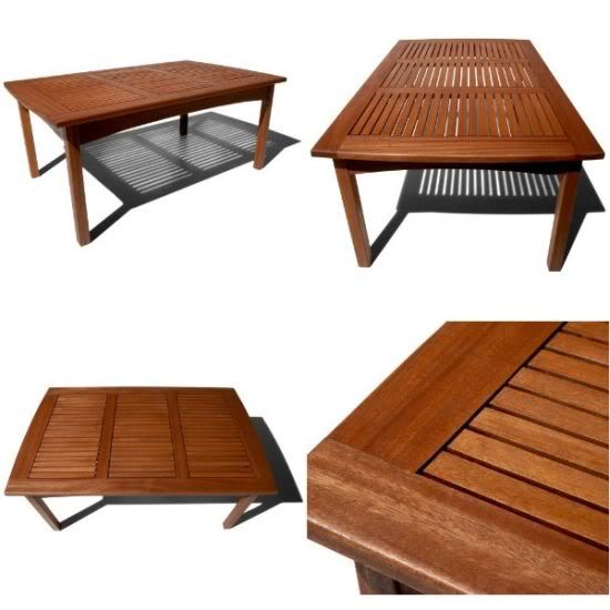 Strathwood Gibranta All-Weather Hardwood Coffee Table Price