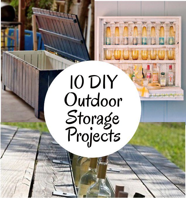 DIY Outdoor Storage Ideas