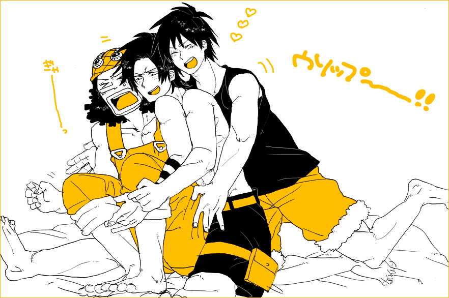 Ushopp x Ace x Luffy photo 18193960_p0.gif