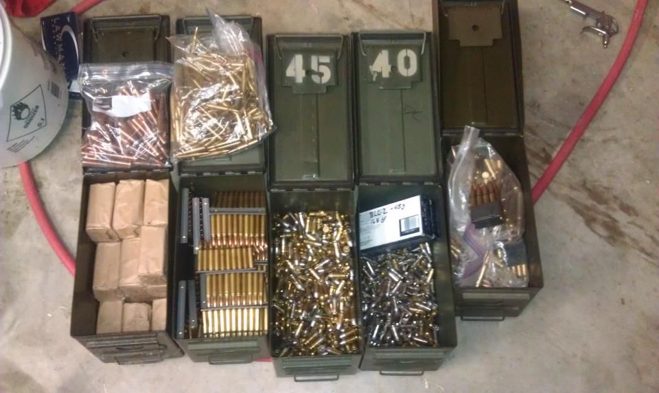 How many 45 ACP cases fit in a 50 cal ammo can?