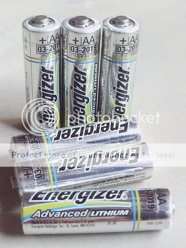 EX2019 Energizer advanced Lithium AA Batteries 10 pcs  