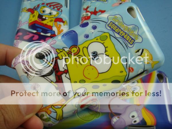 4x Spongebob Oceans hard cover for Apple iPod Touch 4th  